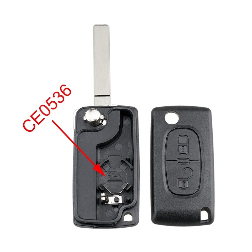 Coque De Clé Télécommandée 2BT Pour Citroën Picasso, Berlingo, DS3, C2-C3-C4 - Réf CE0523 - Neuf