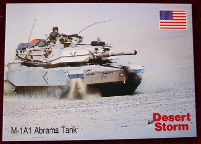 Desert Storm - Karte #18 - M-1A1 ABRAMS MAIN BATTLE TANK - DSI - 1991