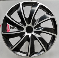  4x14" Wheel trims wheel cover fit Vauxhall Combo Van - silver-black 14"