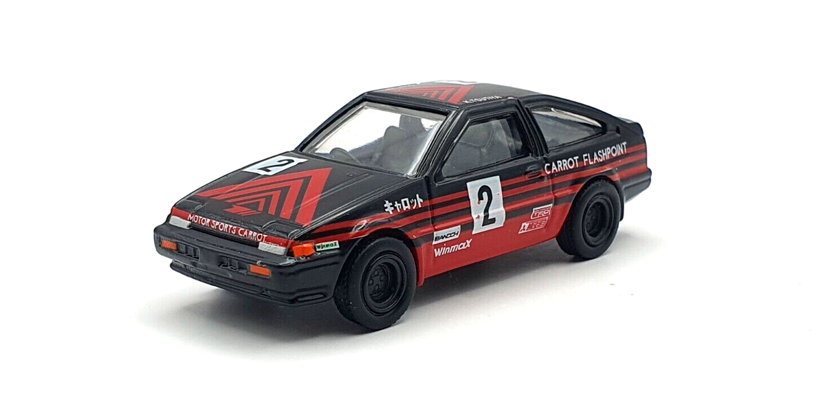 1/72 Bourbon TOYOTA SPRINTER TRUENO AE86 RACING ADVAN #2