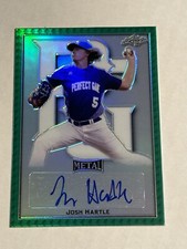 JOSH HARTLE 2020 Leaf Perfect PRISMATIC GREEN AUTO #1/10 GUARDIANS