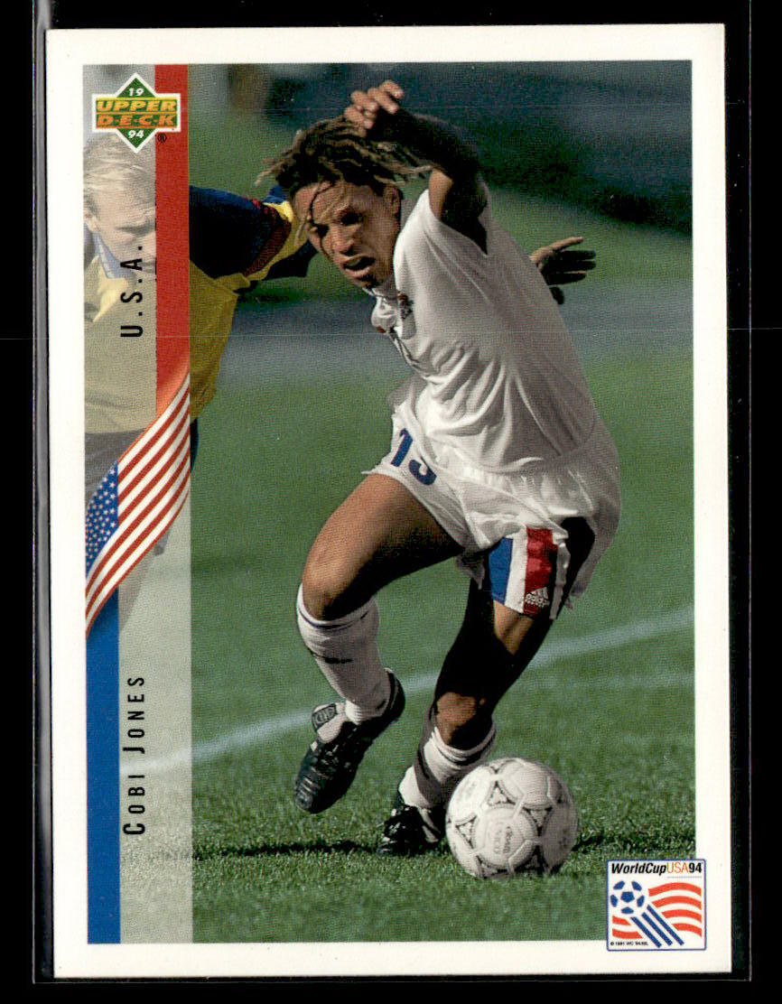 1994 Upper Deck World Cup Contenders English/Spanish #PR2 Cobi Jones Promos
