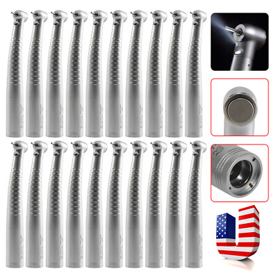 1-20 Yabang Dental Fiber Optic LED Turbine Handpiece fit KAV Coupler 4/6H