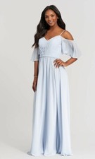NEW Kleinfeld Bridesmaid Dress Cold Shoulder Chiffon SKYWAY Size 20 KL-200011