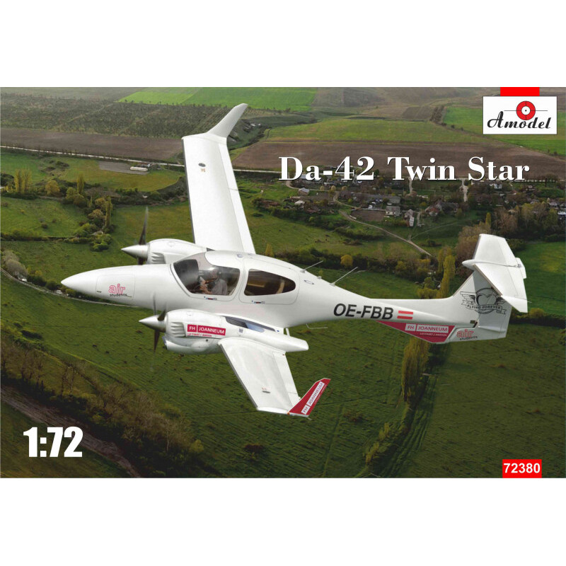 AMODEL 72380 Da-42 Twin Star Scale Aircraft 1/72 - Plastic model kit