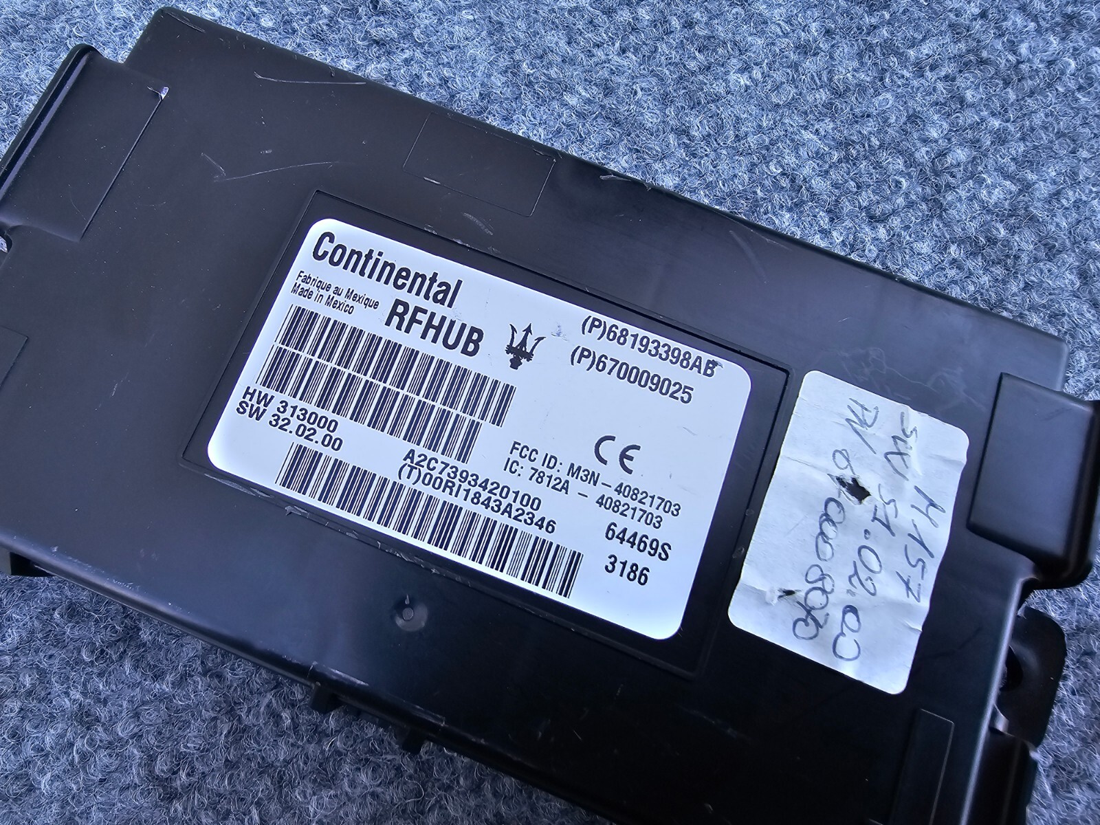 REMOTE START CONTROL MODULE OEM 74K 14-19 MASERATI GHIBLI S QUATTROPORTE