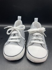 Newborn Baby Boy Crib Shoes Soft Sole Infant Toddler Booties PreWalker Trainers