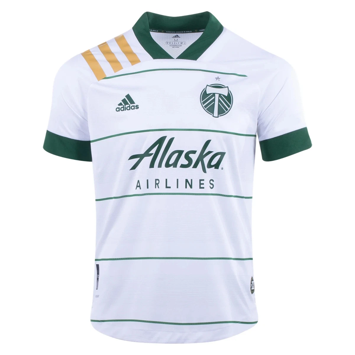 NWT! adidas 2020/21 Portland Timbers Authentic Away Jersey White Men's  Size-XS