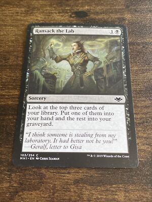 Ransack the Lab 103/254 Modern Horizons Magic The Gathering MTG B10328*