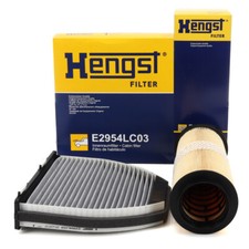 HENGST Innenraum + Luftfilter für MERCEDES W204 S204 C200CDI C220CDI OM646