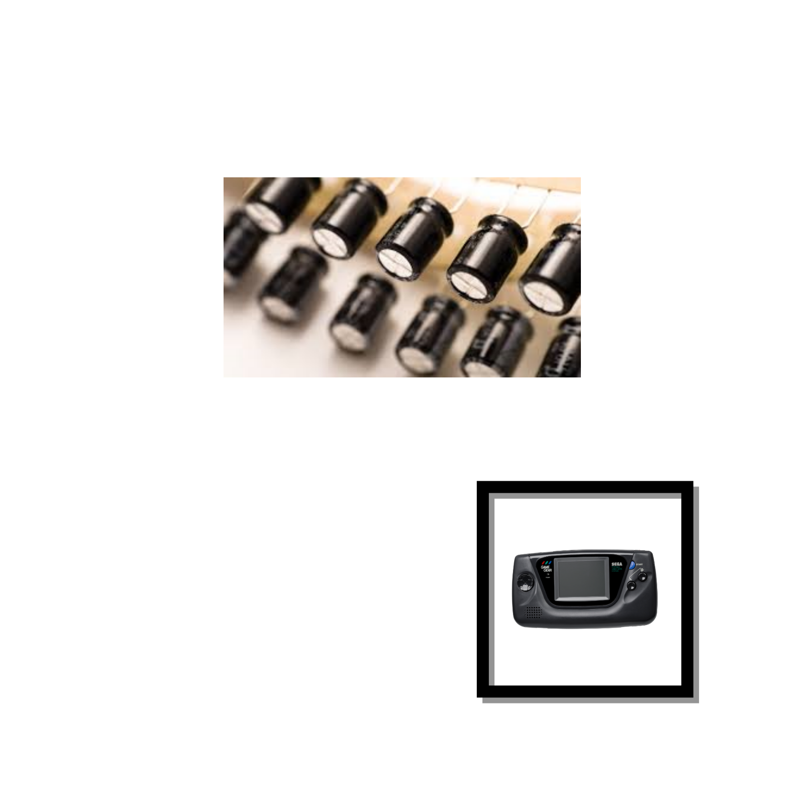 Sega Game Gear 20-Capacitor Repair Kit - Fix No Sound, Low Sound, Dim Screen, DIY Restoration 8 thumbnail image