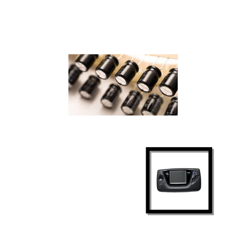 Sega Game Gear Console Capacitor Kit Model 2110 Fix no/low Sound & Dim