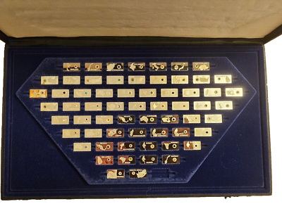 Franklin Mint Gemstones of The World Sterling Silver Ingot Set 63
