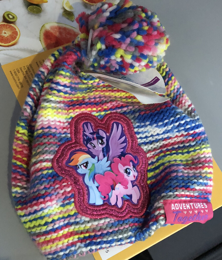 My Little Pony Avventure Insieme Cappello per bambini in lana con pom OSFM