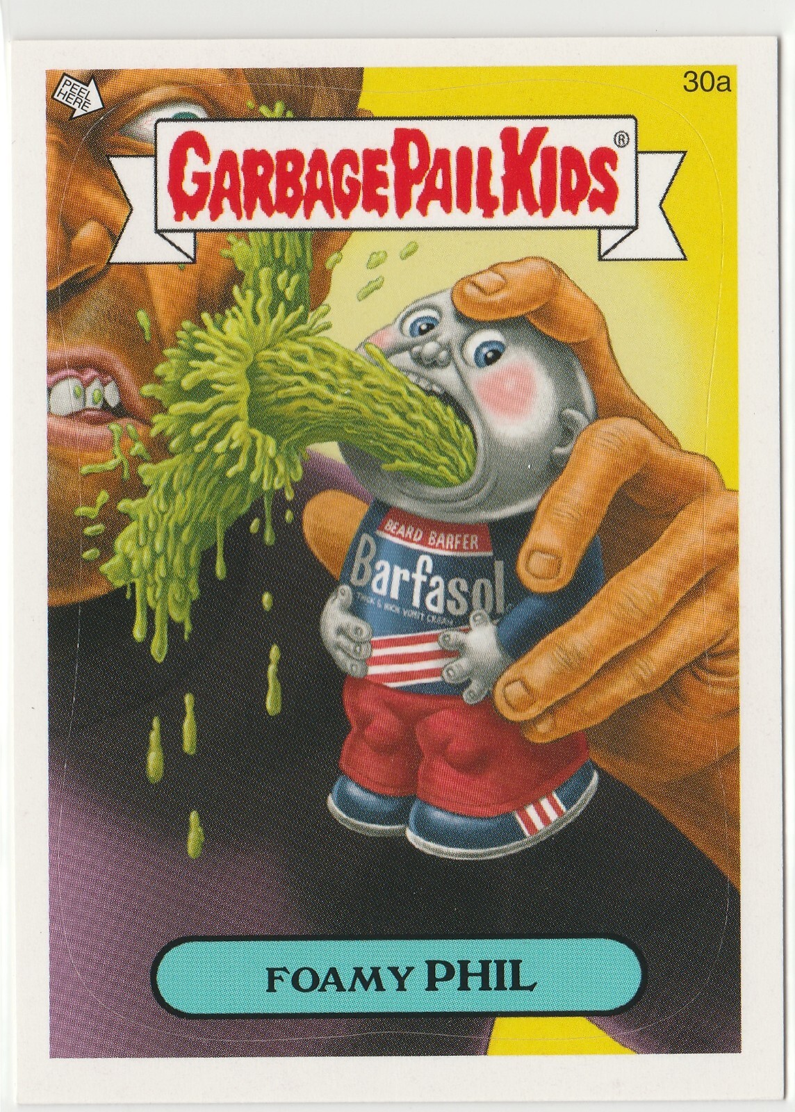 Foamy Phil Garbage Pail Kids GPK 2008 Series 7 ANS7 #30a