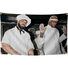 Drake & Future Flag 3 X 5 FT | ”Life is Good“ Quality Premium House Banner Flag