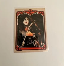 Donruss Kiss Paul Stanley  Sticker #8 1978/1979 from Argentina stani
