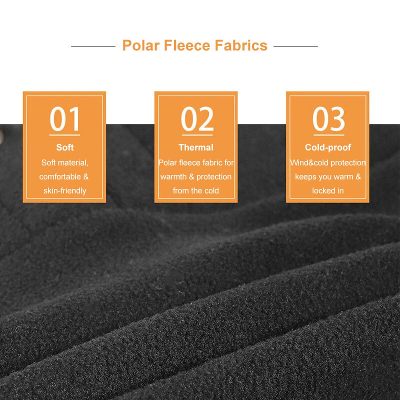 Máscara de esqui térmica polar lã capuz balaclava máscara facial para aquecedor de clima frio - Imagem 3 de 4