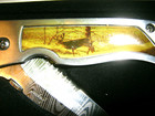 Jaguar White Tail Deer Folding Tanto Knife 7" Open. 4" Closed, 3" Blade — photo 3
