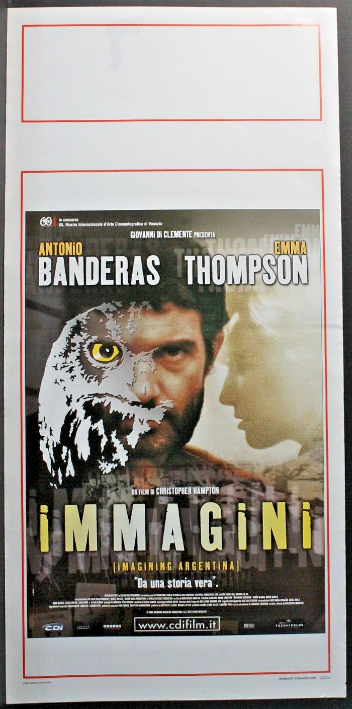 Locandina originale film Immagini (2002) - Regia di Christopher Hampton
