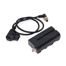 NP-F550/570/970 DC Virtual Wireless Dummy Battery SmallHD to D-tap to DC2.5 Line