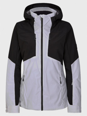 Ziener Damen Skijacke TiLFA Weiss Schwarz White 38 AquaShield Ski Jacket Ladies