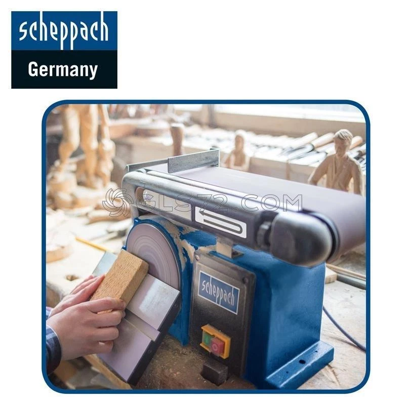 LEVIGATRICE COMBINATA DA BANCO NASTRO 100 MM DISCO 150 MM SCHEPPACH BTS800 - Immagine 4 di 4