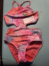 TYR Girls Durafast Elite Diamondfit Swimsuit Red Camo Size 22 One Piece Tyreco