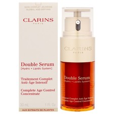 2 Pack Double Serum Complete Age Control Concentrate by Clarins for Unisex- 1 oz