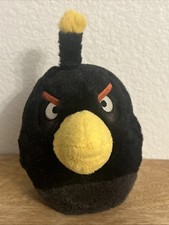 Angry Birds Black Bomber Bird 5  Stuffed Plush Toy