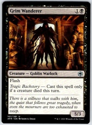 Grim Wanderer 107 Adventures in the Forgotten Realms MTGNM