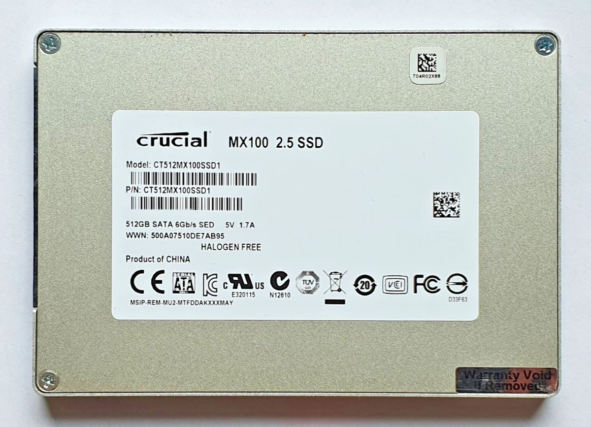 Crucial 512 GB Solid State Drives for sale | eBay