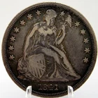 1841-P Seated Liberty Silver Dollar $1 Key Date 173,000 Minted--------#6454CGD-1