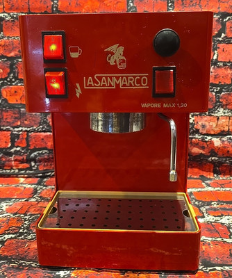 ORIGINAL La San Marco Vapore Max 1.30 Espresso Coffee Machine - TESTED
