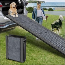 Sturdy 71" x 20" Folding Dog Ramp - Supports Up to 270 lbs for Easy Access