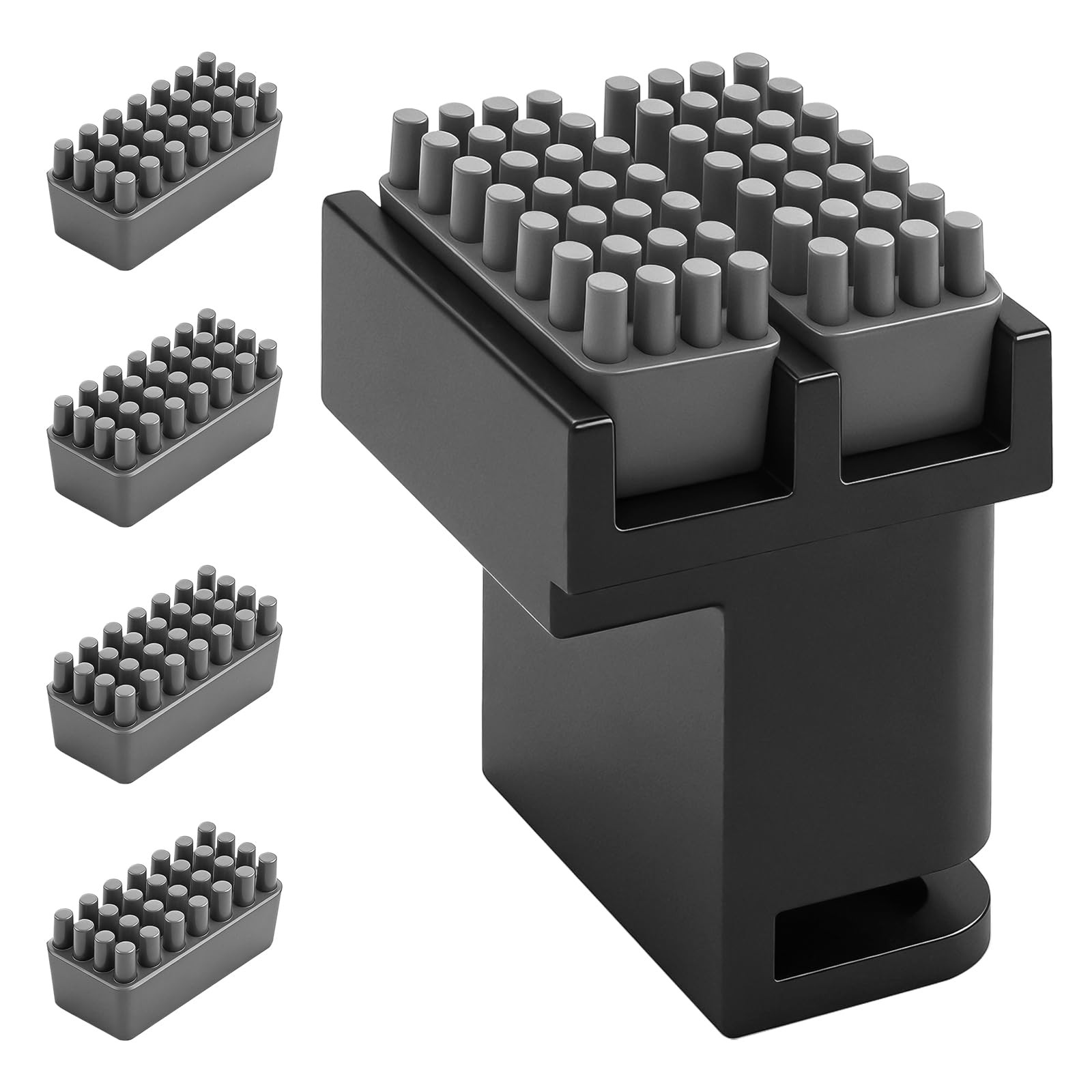 Nozzle Brush Kit with 4 Nozzle Wipers Compatible with P1S P1P X1C X1E