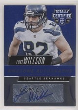 2014 Panini Totally Certified Awesome Blue 13/50 Luke Willson #AA-LW Auto p9m