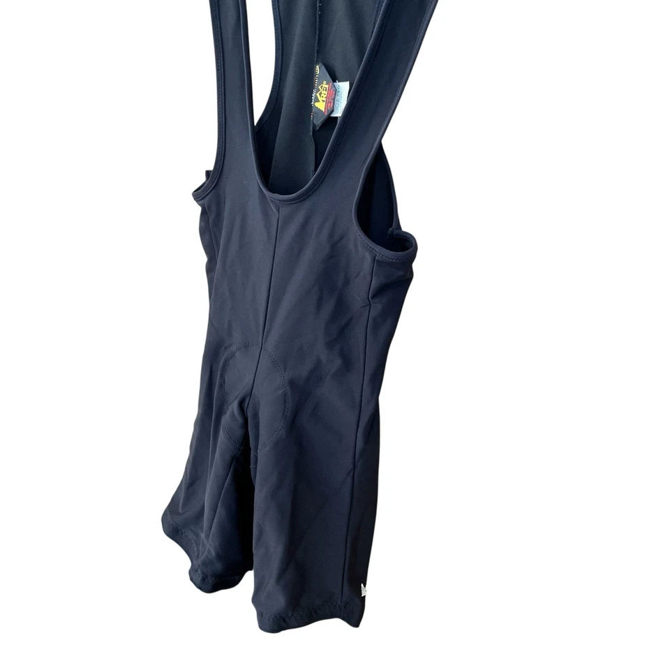 REI Cycling Bib Shorts Mens XL Black Padded Compression Biking Field Sensor Race - Image 4 of 4