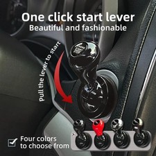 Car One Touch Start Button Push to Start Rocker Lever Retro Joystick Decor