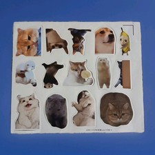 Kitty Cats Kittens Pets Stickers Sheet 14 pcs