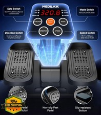 Under Desk Elliptical Machine Wireless Remote Portable Leg Exerciser Sitting