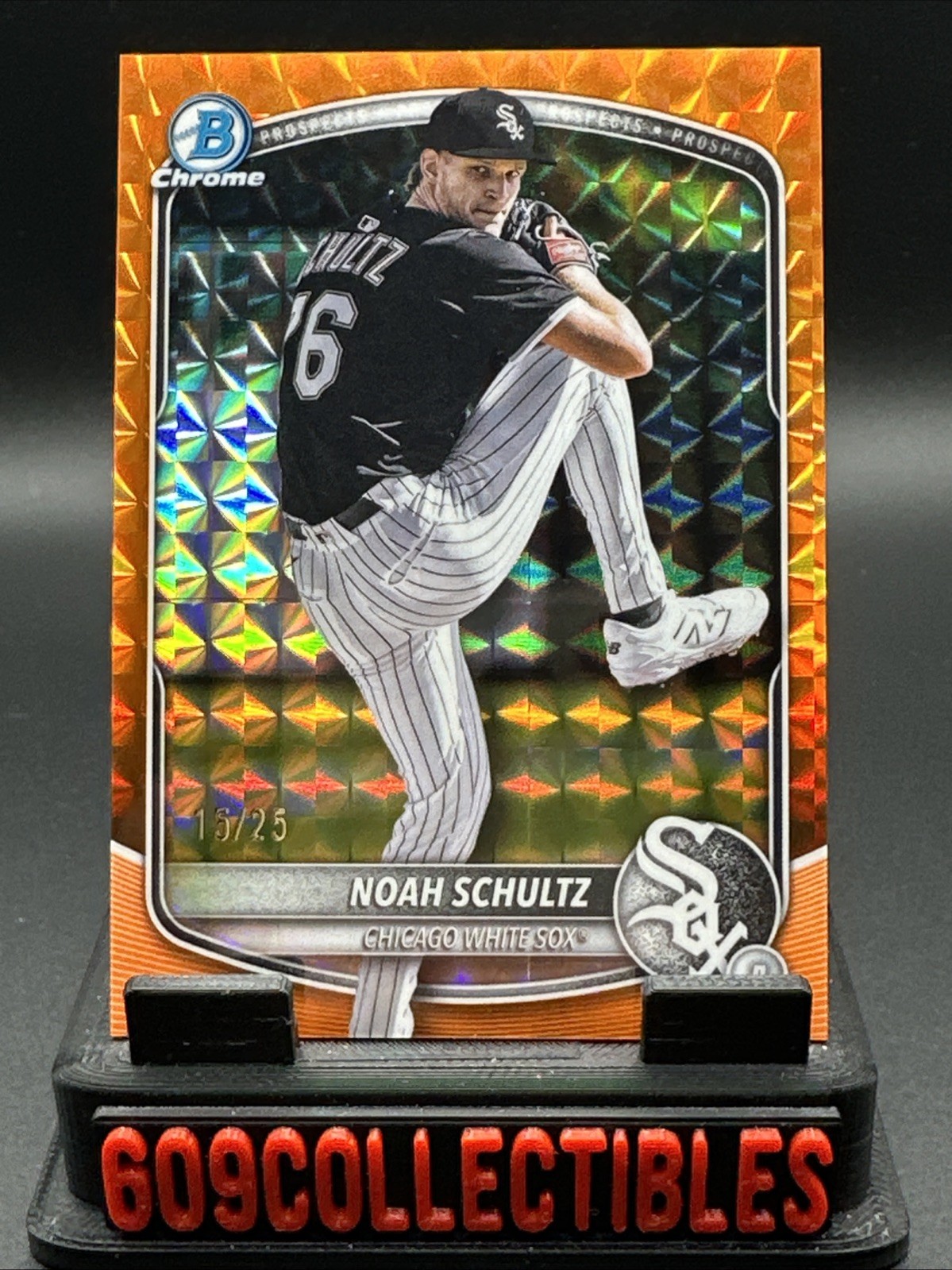 2025 Bowman Chrome - Prospects Noah Schultz,  #BCP-177 Orange /25 B227