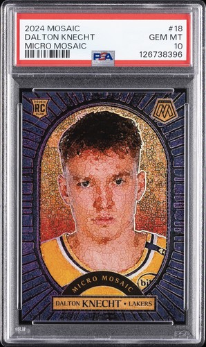 Dalton Knecht #18 2024 Panini Mosaic Micro card