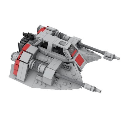 BlockNova Classic Snow Speeder with Air Brakes 453pcs Building Bricks Toy