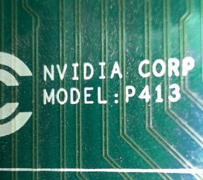 NVIDIA Model# P413, PCI VGA CARD.  VGA, DVI, S-VIDEO Port's.