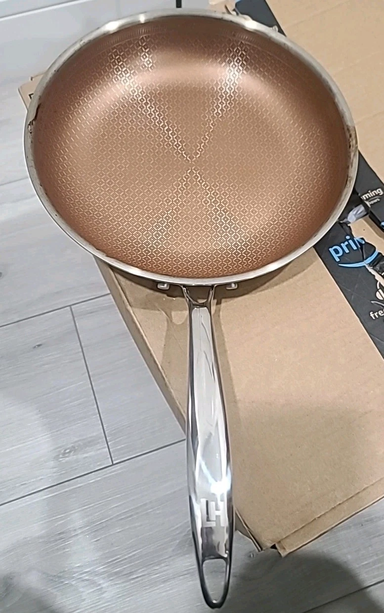 LEXI HOME LH Tri-ply Stainless Steel Copper Coated Non Stick 10 Inch Frying Pan