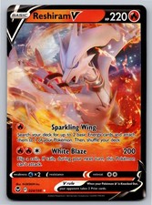 Carta Pokémon Holo Ultra Rara 2022 Reshiram V 024/195 Tempesta Argento NM