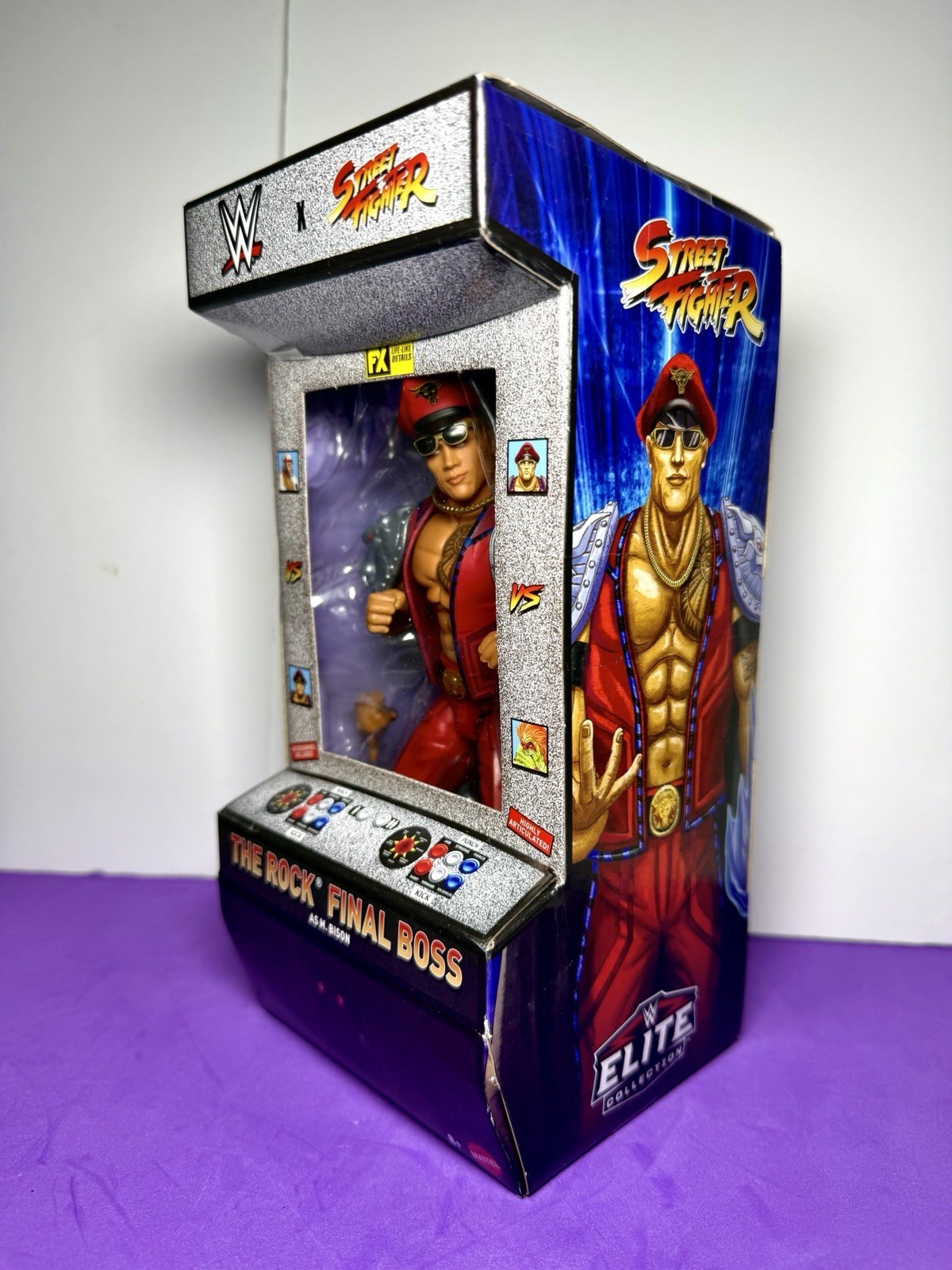 2026 WWE x Street Fighter Elite Collection: THE ROCK FINAL BOSS as M ...
