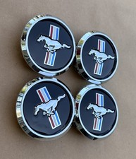 Set Of 4 For Mustang Wheel Rim Center Hub Caps Gt Bullitt Running Horse 68mm