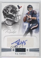2011 Panini Playbook Rookie Platinum 3/25 TJ Yates #86 Auto 1u6